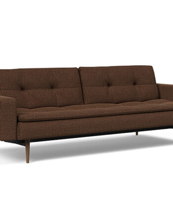 Innovation  Dublexo Sovesofa Med Polstret Armlæn Liggemål 115x210 Cm-359-mørke