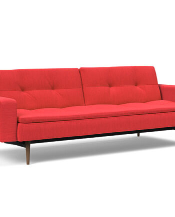Innovation  Dublexo Sovesofa Med Polstret Armlæn Liggemål 115x210 Cm-512-mørke