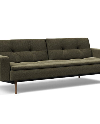 Innovation  Dublexo Sovesofa Med Polstret Armlæn Liggemål 115x210 Cm-535-mørke