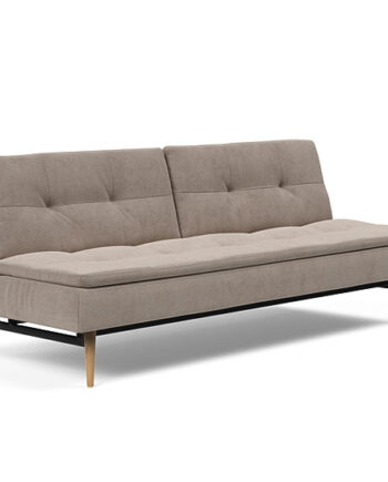 Innovation  Dublexo Sovesofa Med Styletto Ben 115x210 Cm-318-egetræs Ben