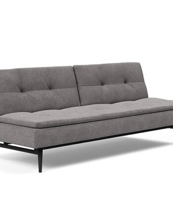 Innovation  Dublexo Sovesofa Med Styletto Ben 115x210 Cm-217 -sorte Egetræs Ben