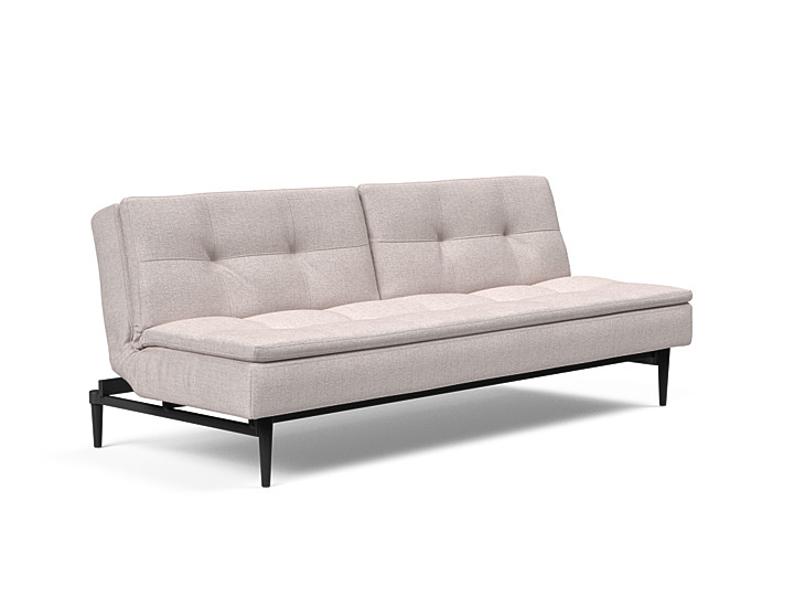 Innovation Dublexo Sovesofa Med Styletto Ben 115x210 Cm-300 -sorte Egetræs Ben