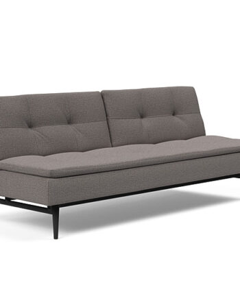 Innovation  Dublexo Sovesofa Med Styletto Ben 115x210 Cm-521 -sorte Egetræs Ben