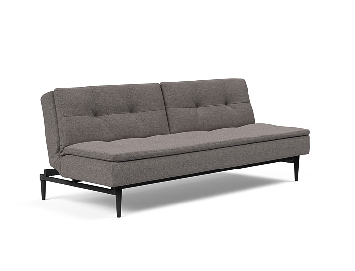Innovation Dublexo Sovesofa Med Styletto Ben 115x210 Cm-521 -sorte Egetræs Ben