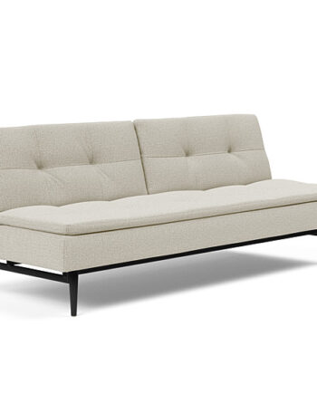 Innovation  Dublexo Sovesofa Med Styletto Ben 115x210 Cm-527-sorte Egetræs Ben