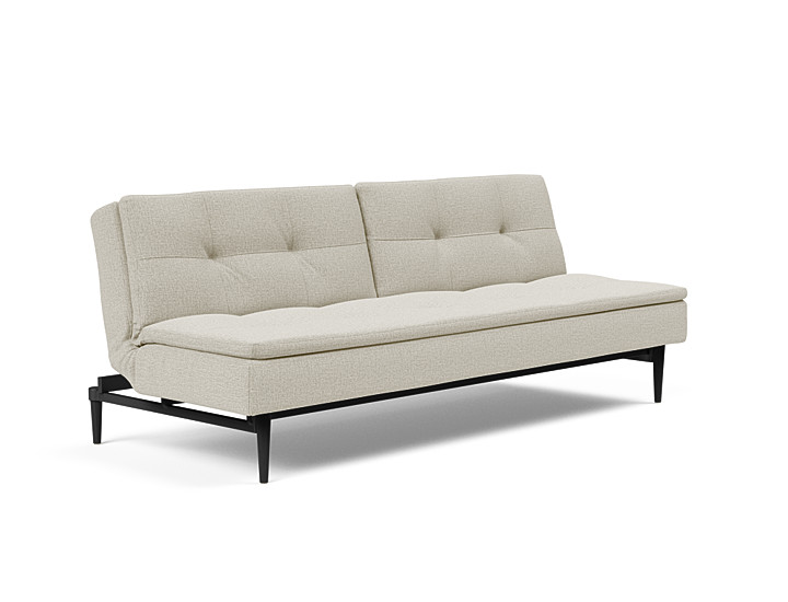 Innovation Dublexo Sovesofa Med Styletto Ben 115x210 Cm-527-sorte Egetræs Ben