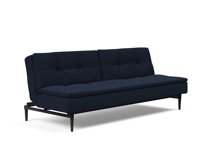 Innovation Dublexo Sovesofa Med Styletto Ben 115x210 Cm-528 -sorte Egetræs Ben