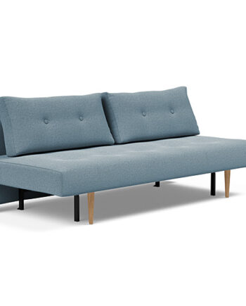 Innovation  Recast Plus Sovesofa 140x200 Cm Med Lys Egetræsben-558  Indigo
