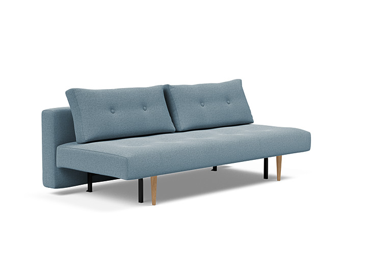 Innovation Recast Plus Sovesofa 140x200 Cm Med Lys Egetræsben-558 Indigo