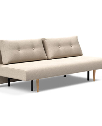 Innovation  Recast Plus Sovesofa 140x200 Cm Med Lys Egetræsben-584  Neutral