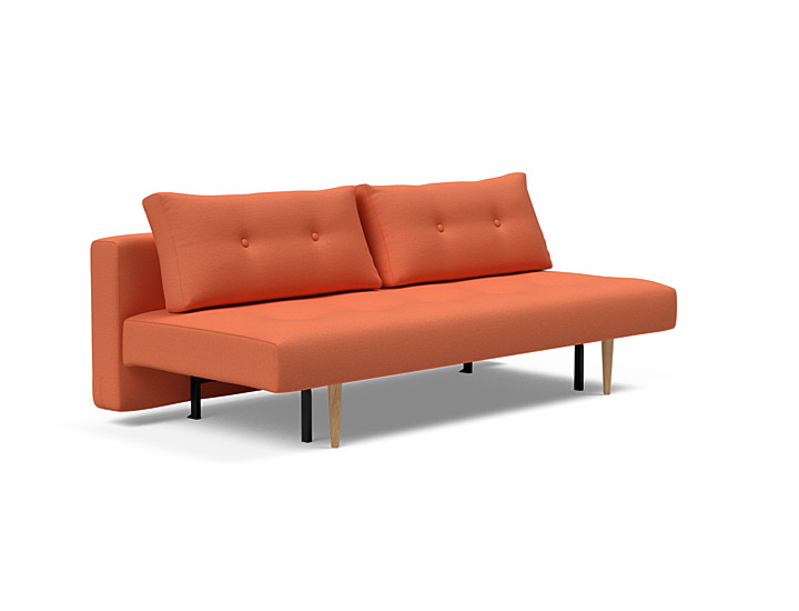 Innovation Recast Plus Sovesofa 140x200 Cm Med Lys Egetræsben-581 Rust