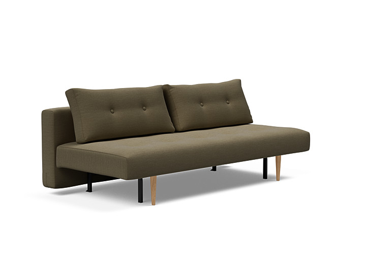 Innovation Recast Plus Sovesofa 140x200 Cm Med Lys Egetræsben-575 Støvet Oliver