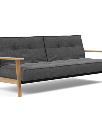 Innovation  Splitback Sovesofa Med Frej Armlæn Valg Armlæn Mellem Egetræ Eller Røget Egetræ-350-egetræ
