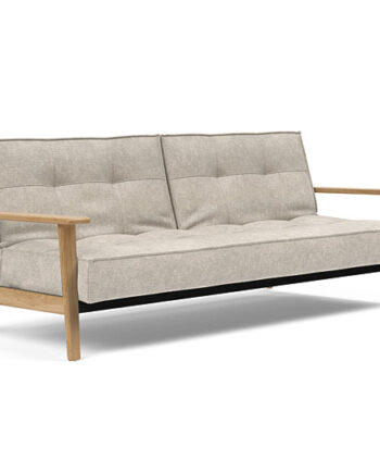 Innovation  Splitback Sovesofa Med Frej Armlæn Valg Armlæn Mellem Egetræ Eller Røget Egetræ-280-egetræ