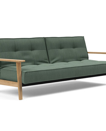 Innovation  Splitback Sovesofa Med Frej Armlæn Valg Armlæn Mellem Egetræ Eller Røget Egetræ-518 -egetræ