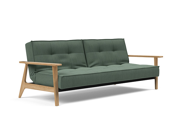 Innovation Splitback Sovesofa Med Frej Armlæn Valg Armlæn Mellem Egetræ Eller Røget Egetræ-518 -egetræ