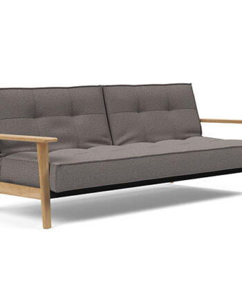Innovation  Splitback Sovesofa Med Frej Armlæn Valg Armlæn Mellem Egetræ Eller Røget Egetræ-521 -egetræ