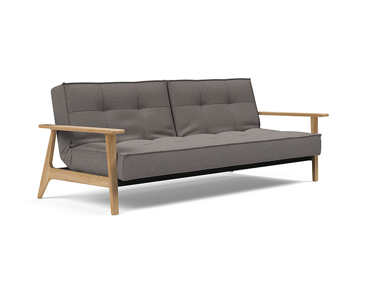 Innovation Splitback Sovesofa Med Frej Armlæn Valg Armlæn Mellem Egetræ Eller Røget Egetræ-521 -egetræ