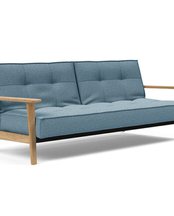 Innovation  Splitback Sovesofa Med Frej Armlæn Valg Armlæn Mellem Egetræ Eller Røget Egetræ-525 -egetræ