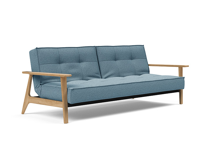 Innovation Splitback Sovesofa Med Frej Armlæn Valg Armlæn Mellem Egetræ Eller Røget Egetræ-525 -egetræ