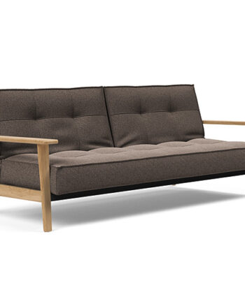 Innovation  Splitback Sovesofa Med Frej Armlæn Valg Armlæn Mellem Egetræ Eller Røget Egetræ-530-egetræ