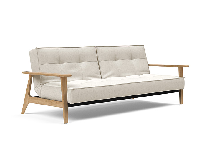 Innovation Splitback Sovesofa Med Frej Armlæn Valg Armlæn Mellem Egetræ Eller Røget Egetræ-531-egetræ