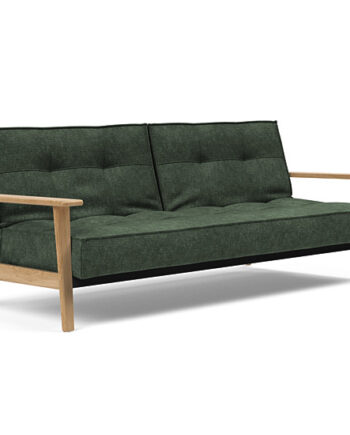 Innovation  Splitback Sovesofa Med Frej Armlæn Valg Armlæn Mellem Egetræ Eller Røget Egetræ-281-egetræ