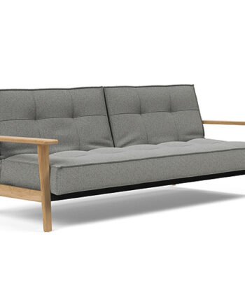 Innovation  Splitback Sovesofa Med Frej Armlæn Valg Armlæn Mellem Egetræ Eller Røget Egetræ-533 -egetræ