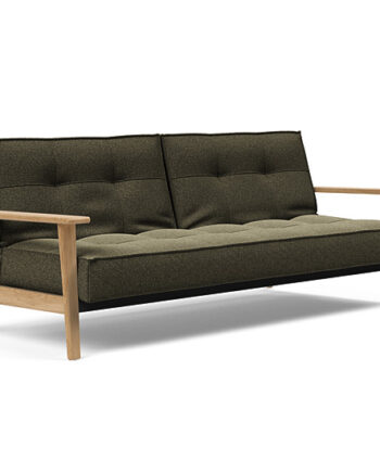 Innovation  Splitback Sovesofa Med Frej Armlæn Valg Armlæn Mellem Egetræ Eller Røget Egetræ-535-egetræ