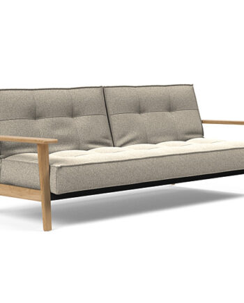 Innovation  Splitback Sovesofa Med Frej Armlæn Valg Armlæn Mellem Egetræ Eller Røget Egetræ-539-egetræ