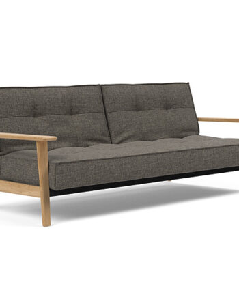 Innovation  Splitback Sovesofa Med Frej Armlæn Valg Armlæn Mellem Egetræ Eller Røget Egetræ-216 -egetræ