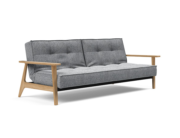 Innovation Splitback Sovesofa Med Frej Armlæn Valg Armlæn Mellem Egetræ Eller Røget Egetræ-565 -egetræ