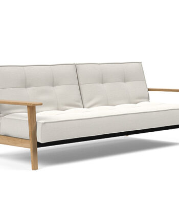 Innovation  Splitback Sovesofa Med Frej Armlæn Valg Armlæn Mellem Egetræ Eller Røget Egetræ-574 -egetræ