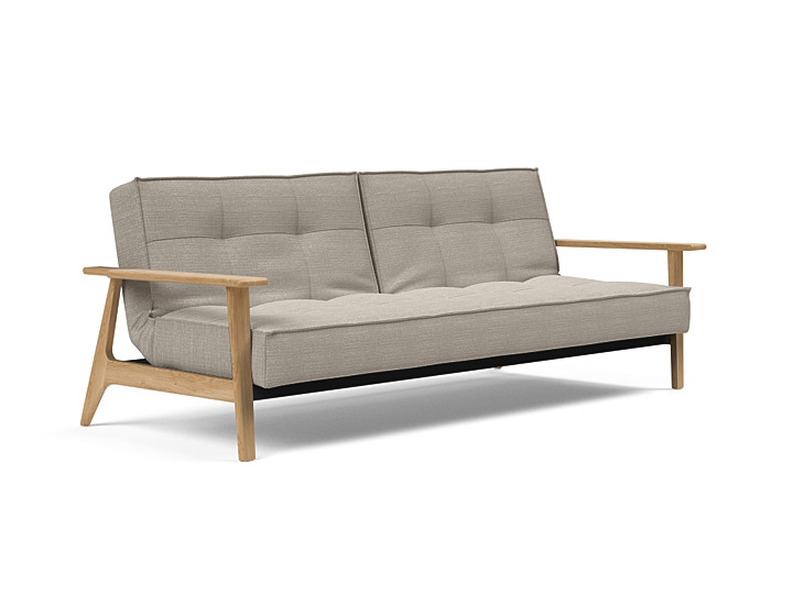 Innovation Splitback Sovesofa Med Frej Armlæn Valg Armlæn Mellem Egetræ Eller Røget Egetræ-579-egetræ