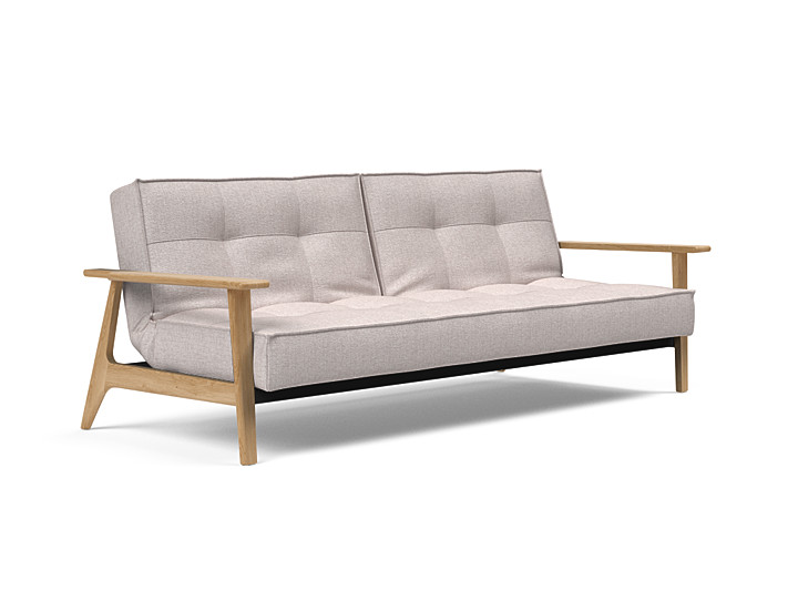 Innovation Splitback Sovesofa Med Frej Armlæn Valg Armlæn Mellem Egetræ Eller Røget Egetræ-300 -egetræ