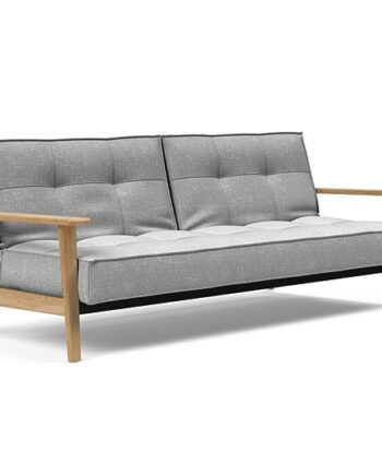 Innovation  Splitback Sovesofa Med Frej Armlæn Valg Armlæn Mellem Egetræ Eller Røget Egetræ-590 -egetræ
