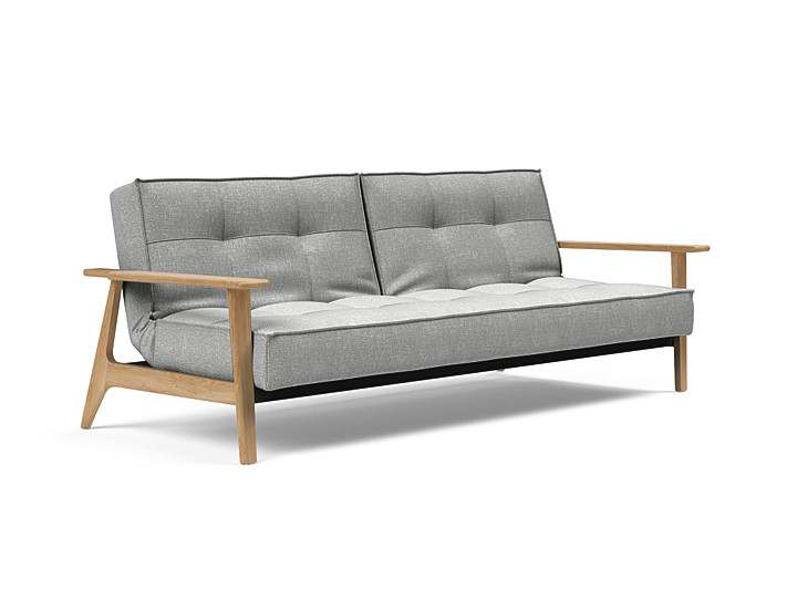 Innovation Splitback Sovesofa Med Frej Armlæn Valg Armlæn Mellem Egetræ Eller Røget Egetræ-590 -egetræ
