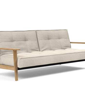 Innovation  Splitback Sovesofa Med Frej Armlæn Valg Armlæn Mellem Egetræ Eller Røget Egetræ-594-egetræ