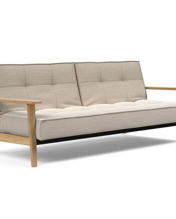 Innovation  Splitback Sovesofa Med Frej Armlæn Valg Armlæn Mellem Egetræ Eller Røget Egetræ-612-egetræ