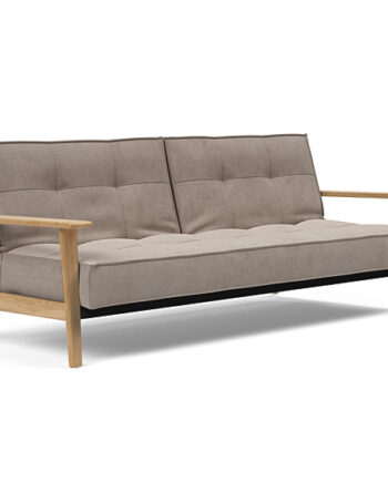 Innovation  Splitback Sovesofa Med Frej Armlæn Valg Armlæn Mellem Egetræ Eller Røget Egetræ-318-egetræ