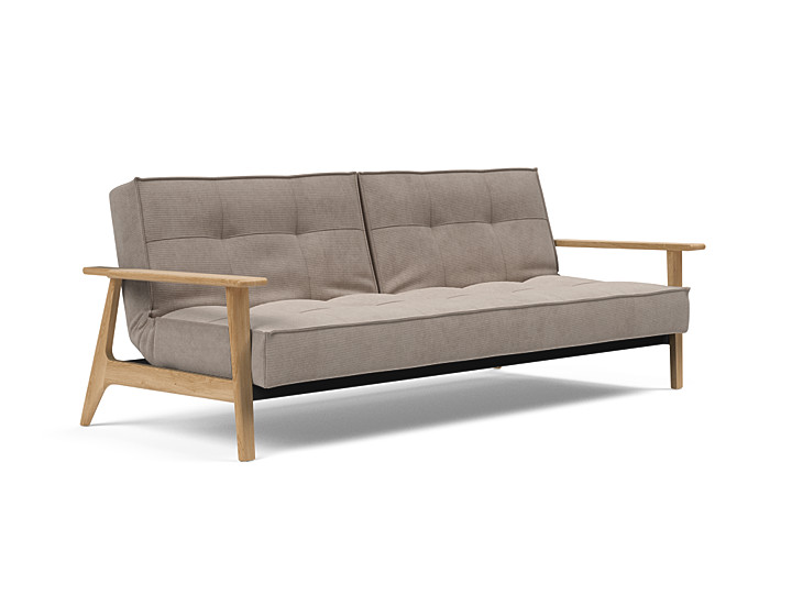 Innovation Splitback Sovesofa Med Frej Armlæn Valg Armlæn Mellem Egetræ Eller Røget Egetræ-318-egetræ
