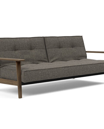 Innovation  Splitback Sovesofa Med Frej Armlæn Valg Armlæn Mellem Egetræ Eller Røget Egetræ-216 -røget Egetræ