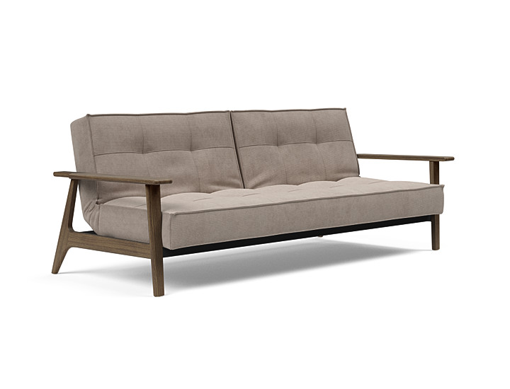 Innovation Splitback Sovesofa Med Frej Armlæn Valg Armlæn Mellem Egetræ Eller Røget Egetræ-318-røget Egetræ