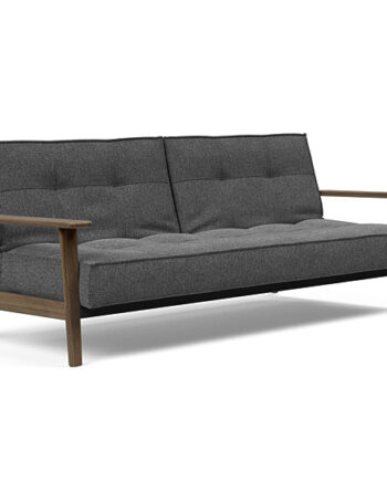 Innovation  Splitback Sovesofa Med Frej Armlæn Valg Armlæn Mellem Egetræ Eller Røget Egetræ-350-røget Egetræ