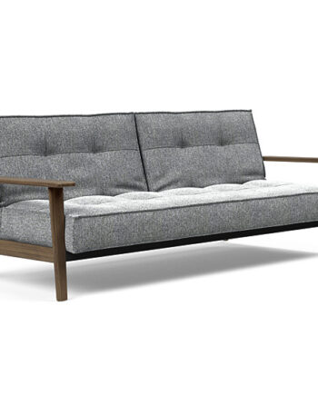 Innovation  Splitback Sovesofa Med Frej Armlæn Valg Armlæn Mellem Egetræ Eller Røget Egetræ-351 -røget Egetræ