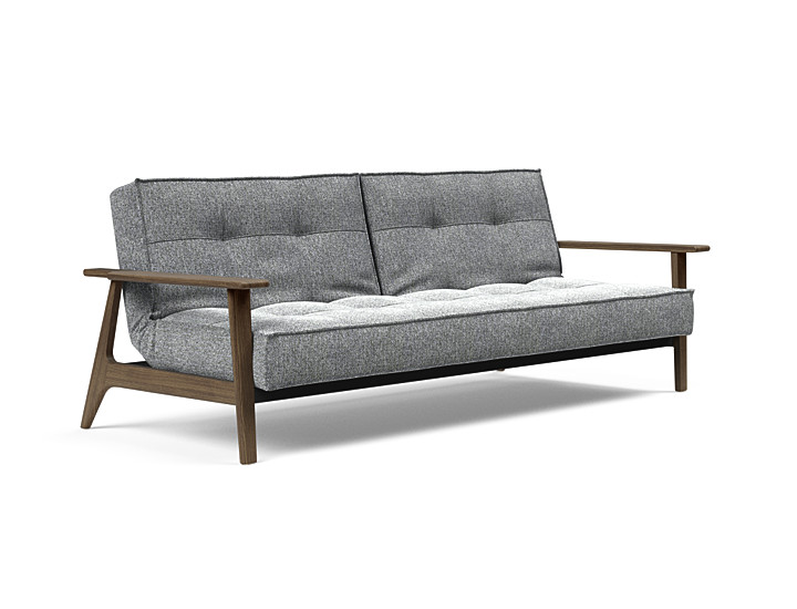 Innovation Splitback Sovesofa Med Frej Armlæn Valg Armlæn Mellem Egetræ Eller Røget Egetræ-351 -røget Egetræ