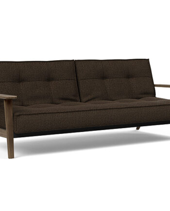 Innovation  Splitback Sovesofa Med Frej Armlæn Valg Armlæn Mellem Egetræ Eller Røget Egetræ-358-røget Egetræ