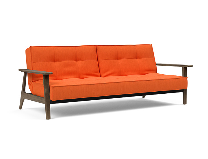 Innovation Splitback Sovesofa Med Frej Armlæn Valg Armlæn Mellem Egetræ Eller Røget Egetræ-510 -røget Egetræ