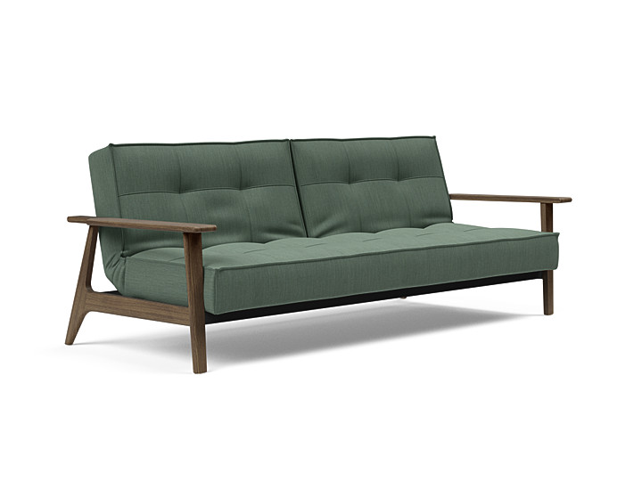 Innovation Splitback Sovesofa Med Frej Armlæn Valg Armlæn Mellem Egetræ Eller Røget Egetræ-518 -røget Egetræ