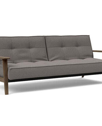 Innovation  Splitback Sovesofa Med Frej Armlæn Valg Armlæn Mellem Egetræ Eller Røget Egetræ-521 -røget Egetræ
